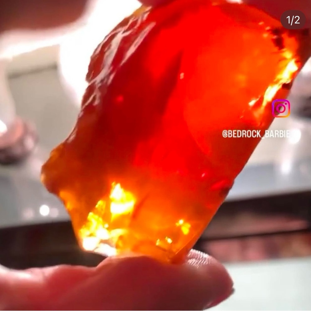 Vintage Texaco Amber Ring ❤️🐺🔥 - Picture 5 of 5